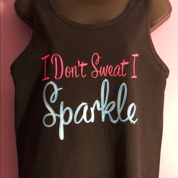 Boutique T-shirt I Don’t Sweat I Sparkle✨ - Picture 1 of 2